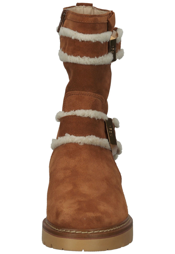 Högl Stiefel Veloursleder Camel Warmfutter