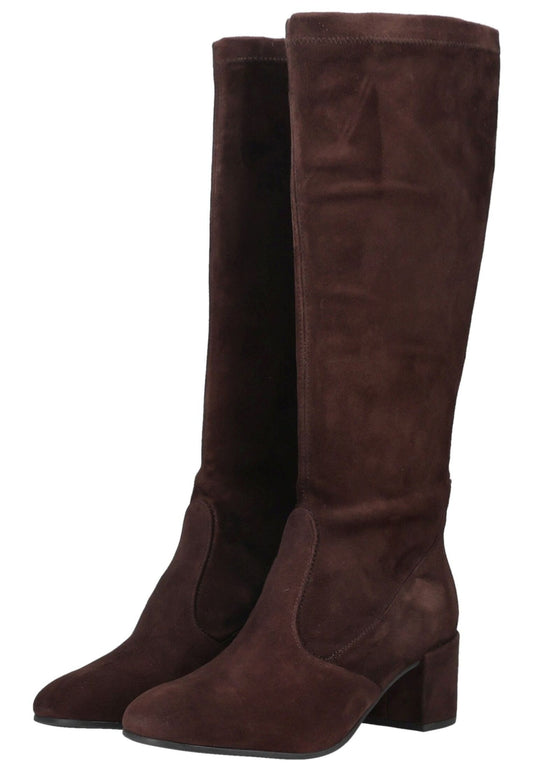 Högl Stiefel Veloursleder Dunkelbraun