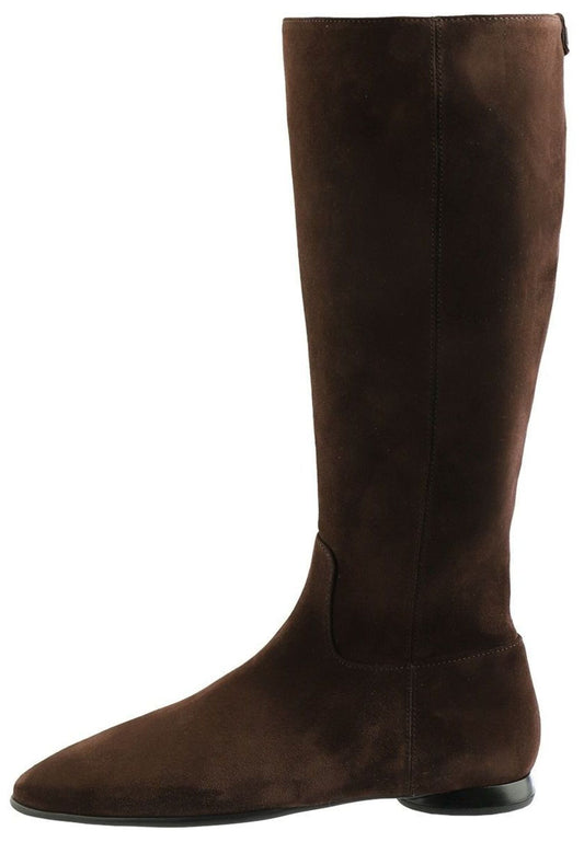 Högl Stiefel Veloursleder Dunkelbraun
