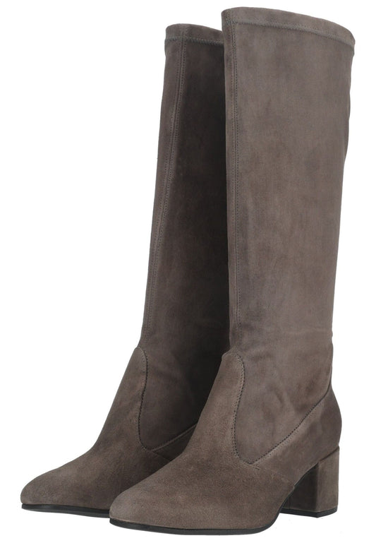 Högl Stiefel Veloursleder Dunkelgrau