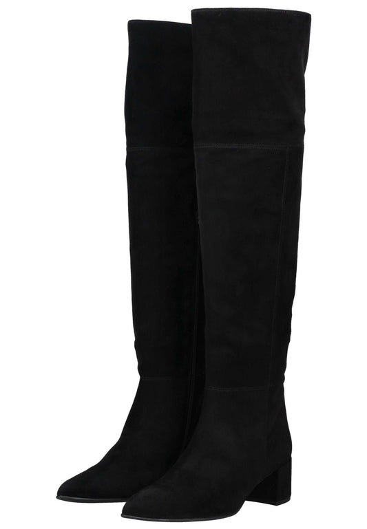 Högl Stiefel Veloursleder Schwarz