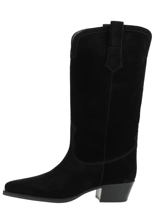 Högl Stiefel Veloursleder Schwarz