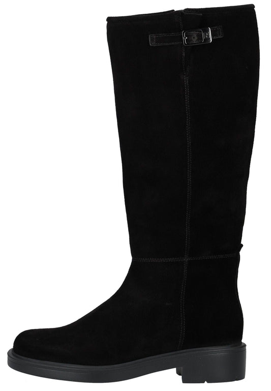 Högl Stiefel Veloursleder Schwarz Warmfutter