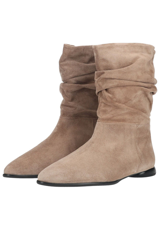 Högl Stiefel Veloursleder Taupe