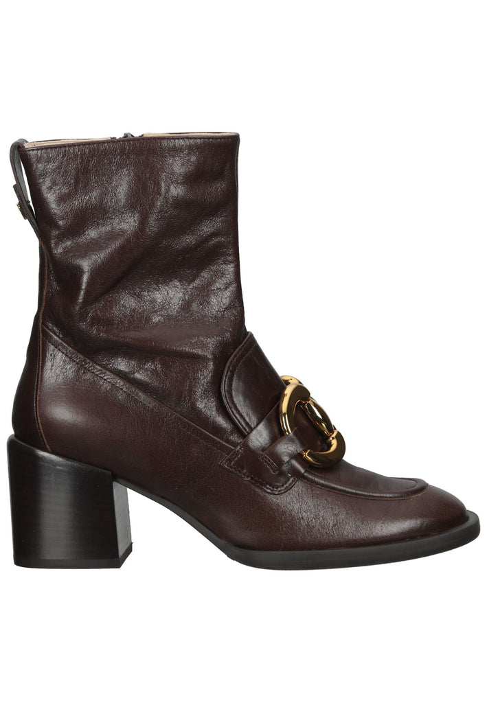 Högl Stiefelette Glattleder Chocolate