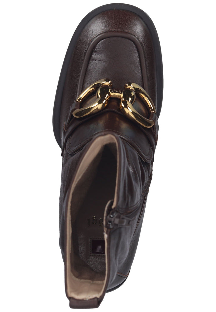 Högl Stiefelette Glattleder Chocolate