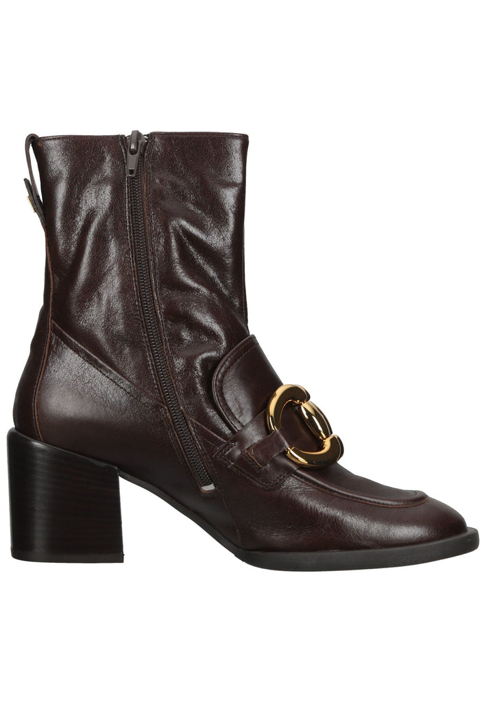 Högl Stiefelette Glattleder Chocolate