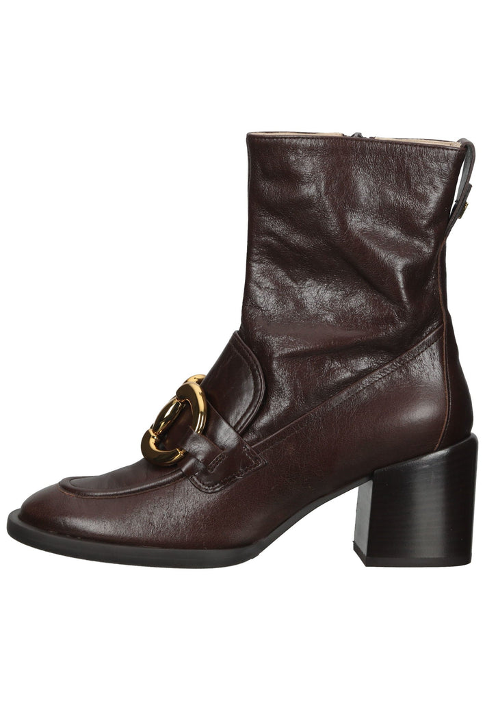 Högl Stiefelette Glattleder Chocolate