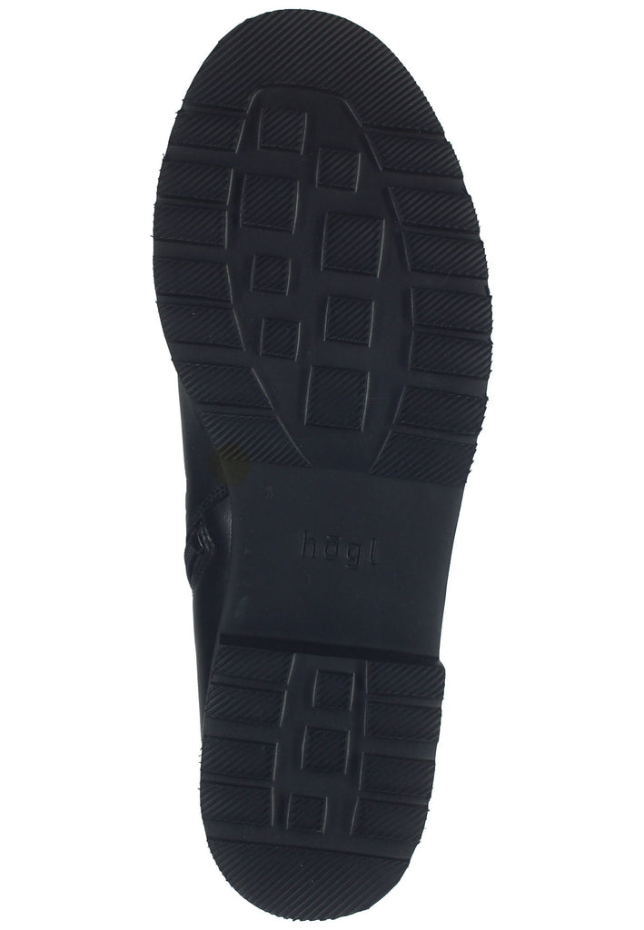 Högl Stiefelette Glattleder Schwarz