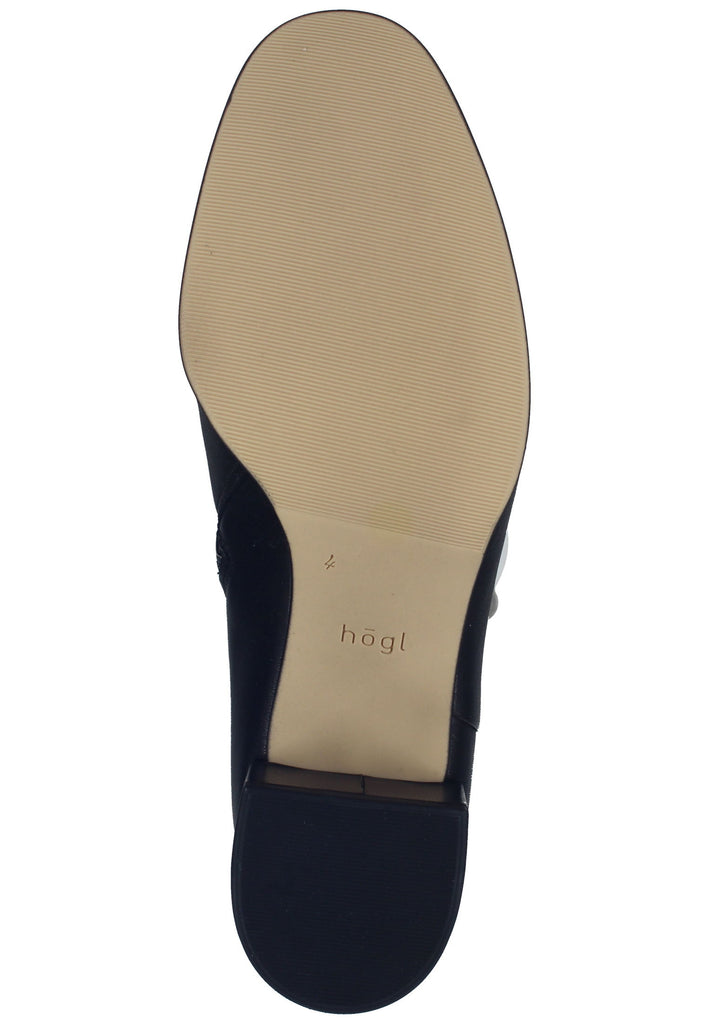 Högl Stiefelette Glattleder Schwarz