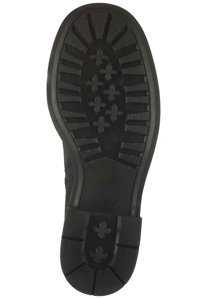 Högl Stiefelette Glattleder Schwarz Warmfutter