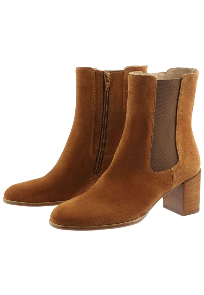 Högl Stiefelette Leder Camel