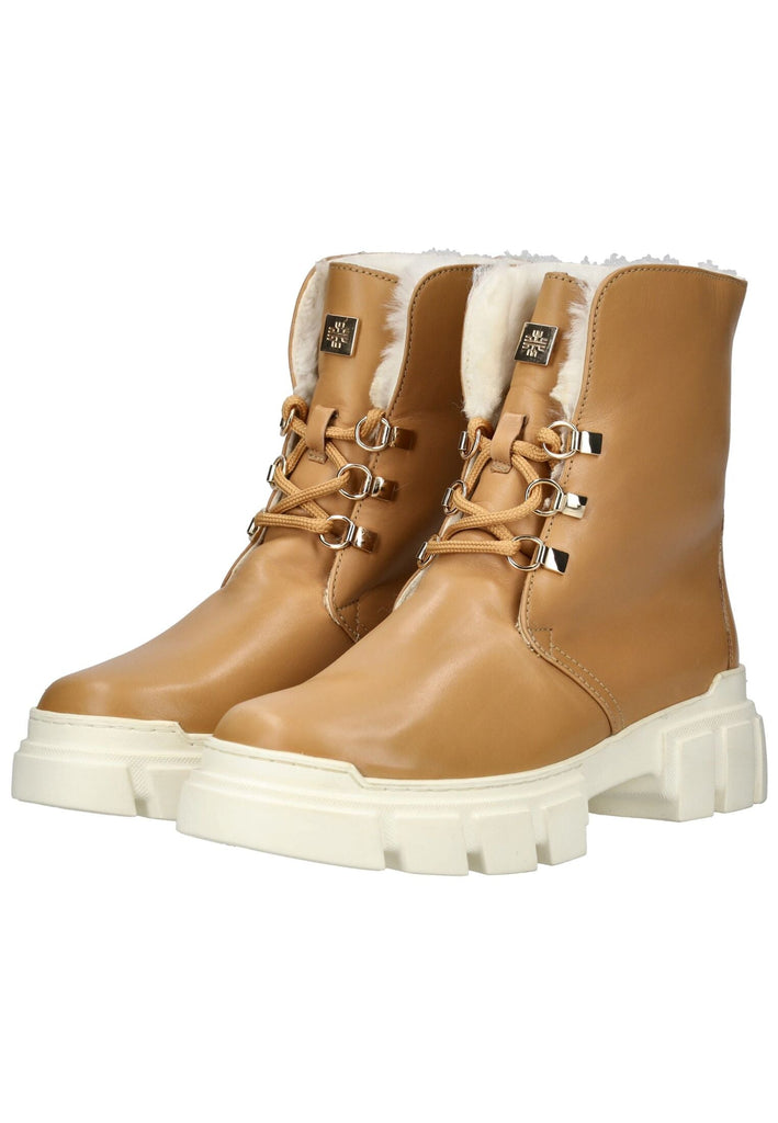Högl Stiefelette Leder Nougat Warmfutter
