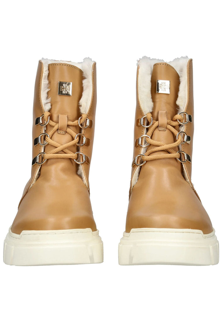 Högl Stiefelette Leder Nougat Warmfutter