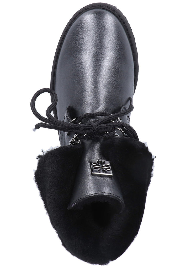 Högl Stiefelette Leder Platin