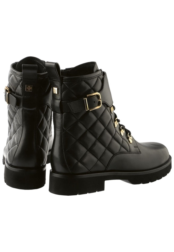 Högl Stiefelette Leder Schwarz