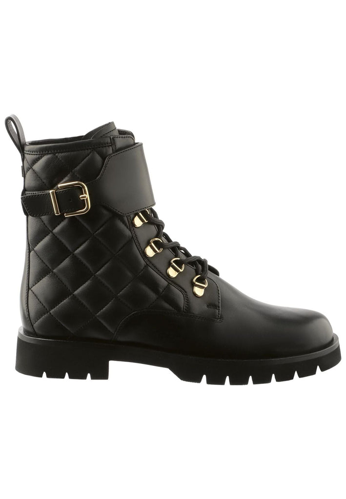 Högl Stiefelette Leder Schwarz