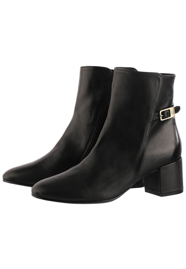 Högl Stiefelette Leder Schwarz