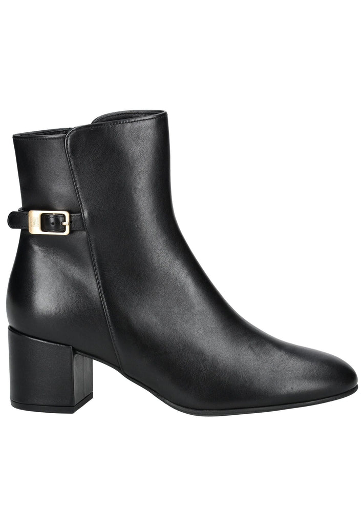 Högl Stiefelette Leder Schwarz