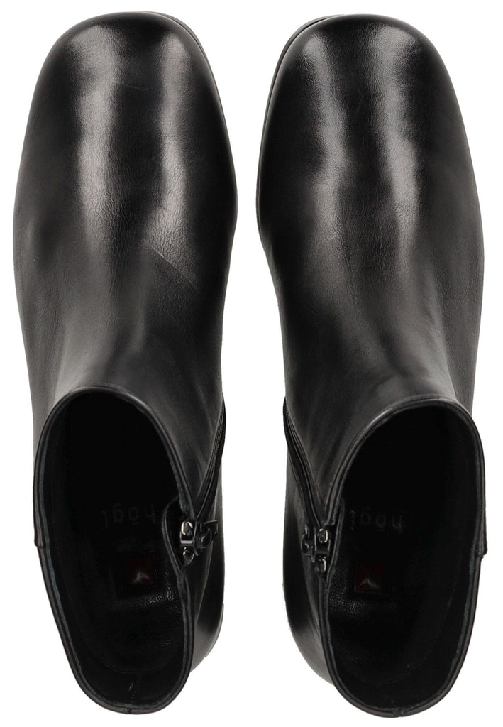 Högl Stiefelette Leder Schwarz