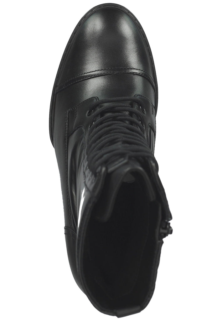 Högl Stiefelette Leder Schwarz
