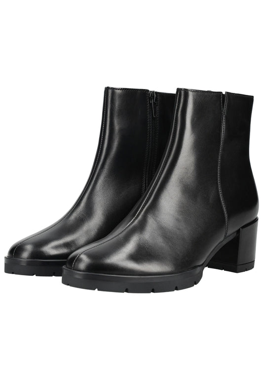 Högl Stiefelette Leder Schwarz