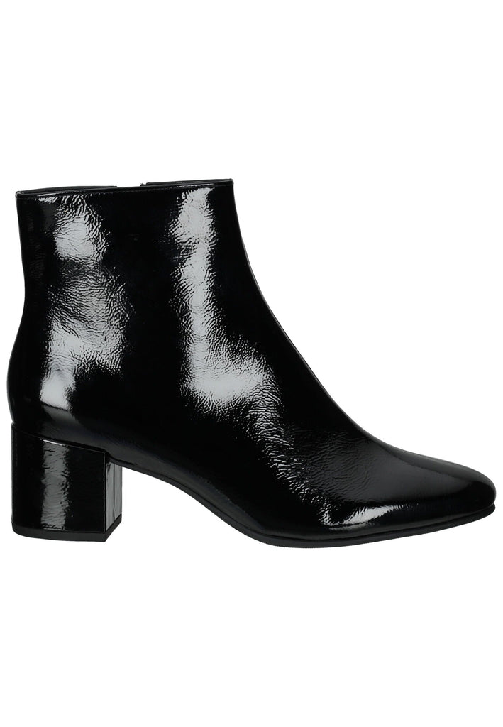 Högl Stiefelette Leder Schwarz Lack