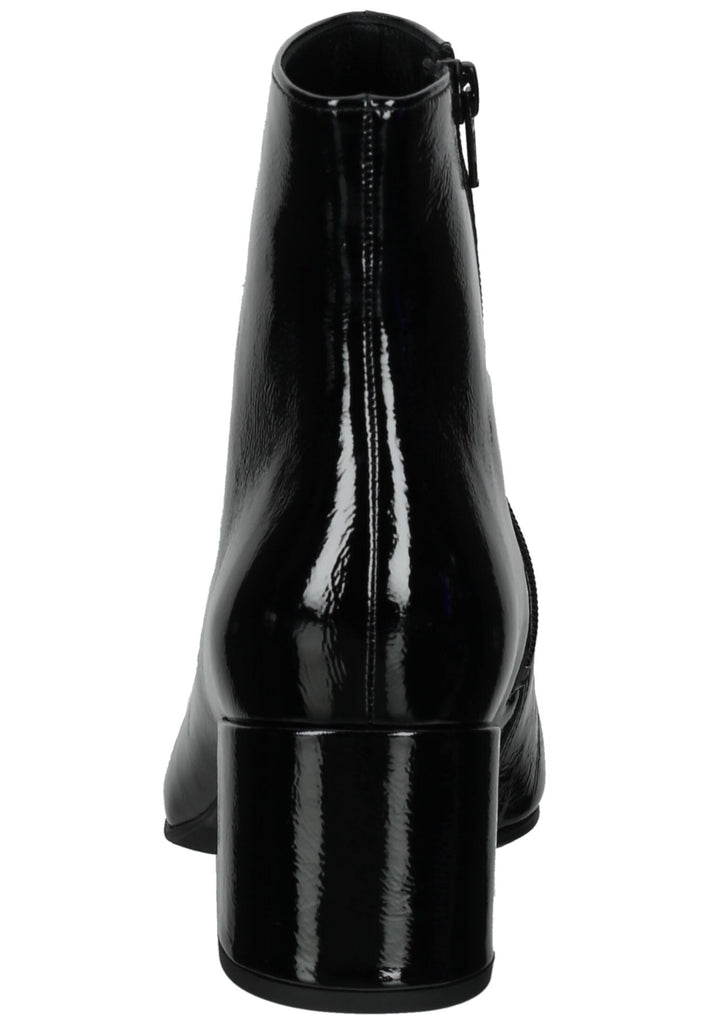 Högl Stiefelette Leder Schwarz Lack