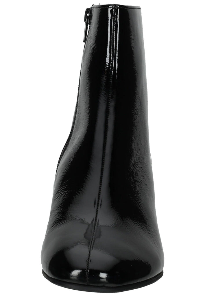 Högl Stiefelette Leder Schwarz Lack