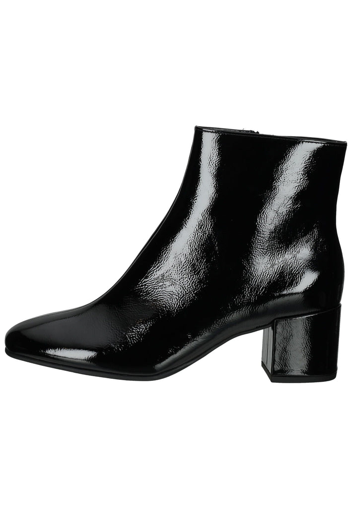 Högl Stiefelette Leder Schwarz Lack
