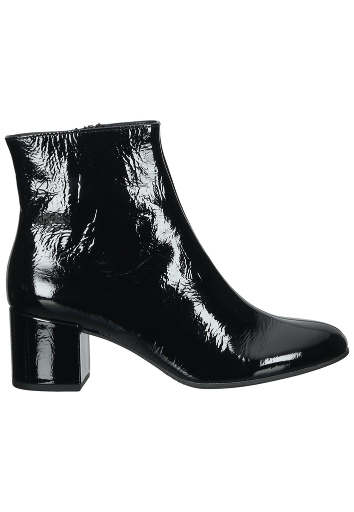 Högl Stiefelette Leder Schwarz Lack