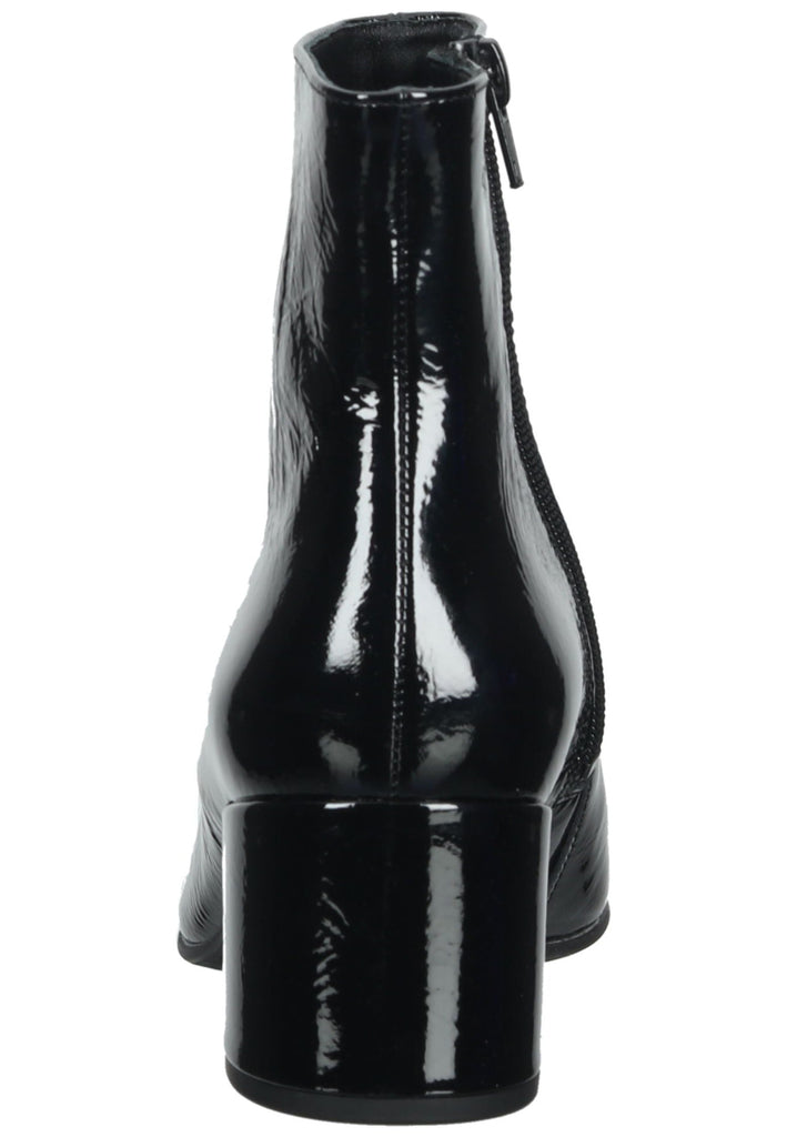 Högl Stiefelette Leder Schwarz Lack