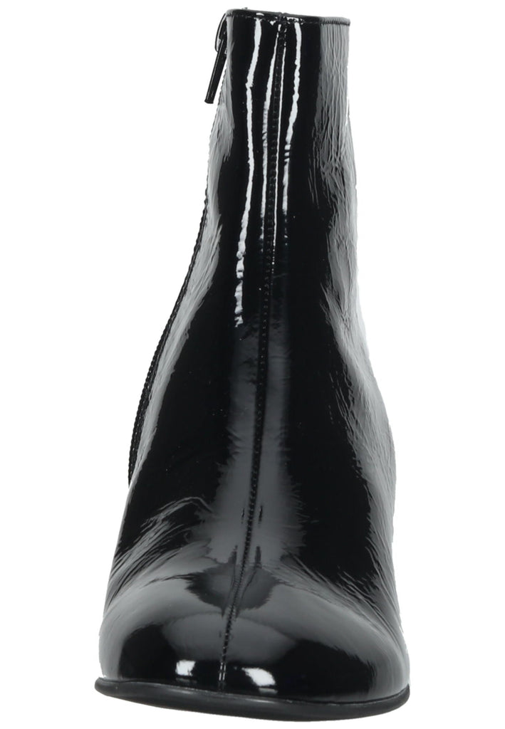 Högl Stiefelette Leder Schwarz Lack