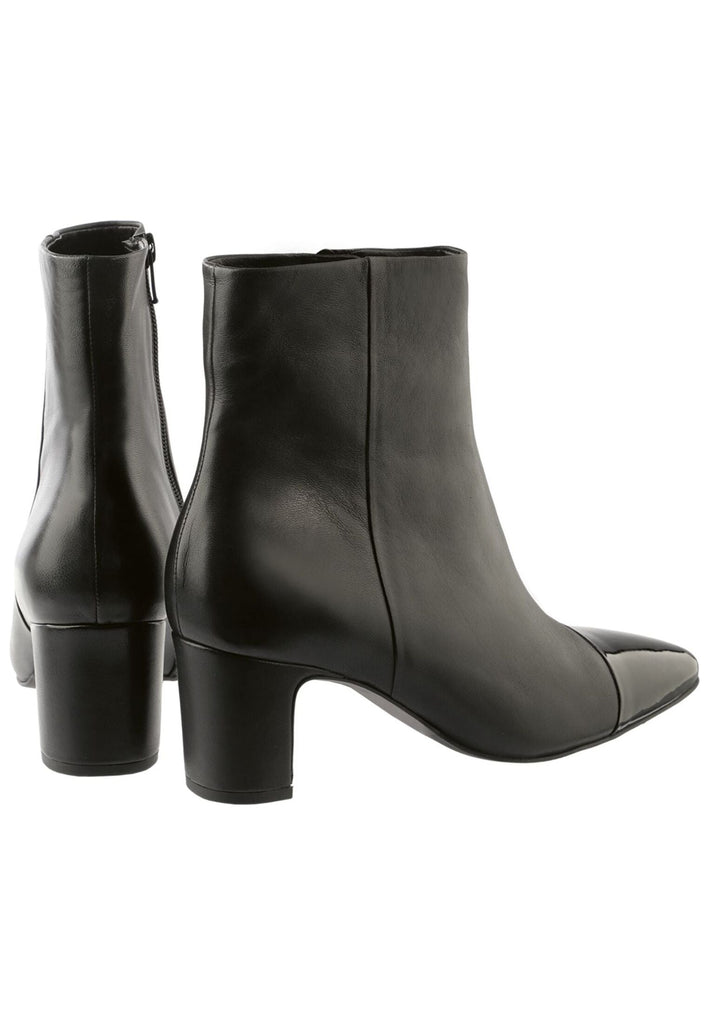 Högl Stiefelette Leder Schwarz/Schwarz