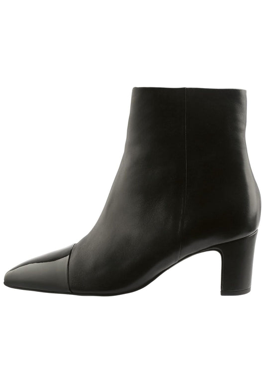 Högl Stiefelette Leder Schwarz/Schwarz