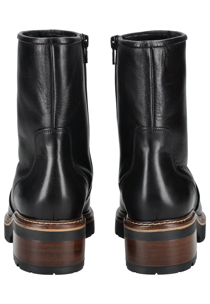 Högl Stiefelette Leder Schwarz Warmfutter