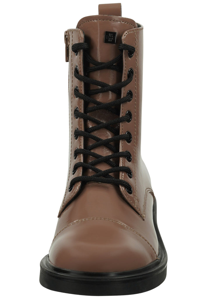 Högl Stiefelette Leder Taupe Warmfutter