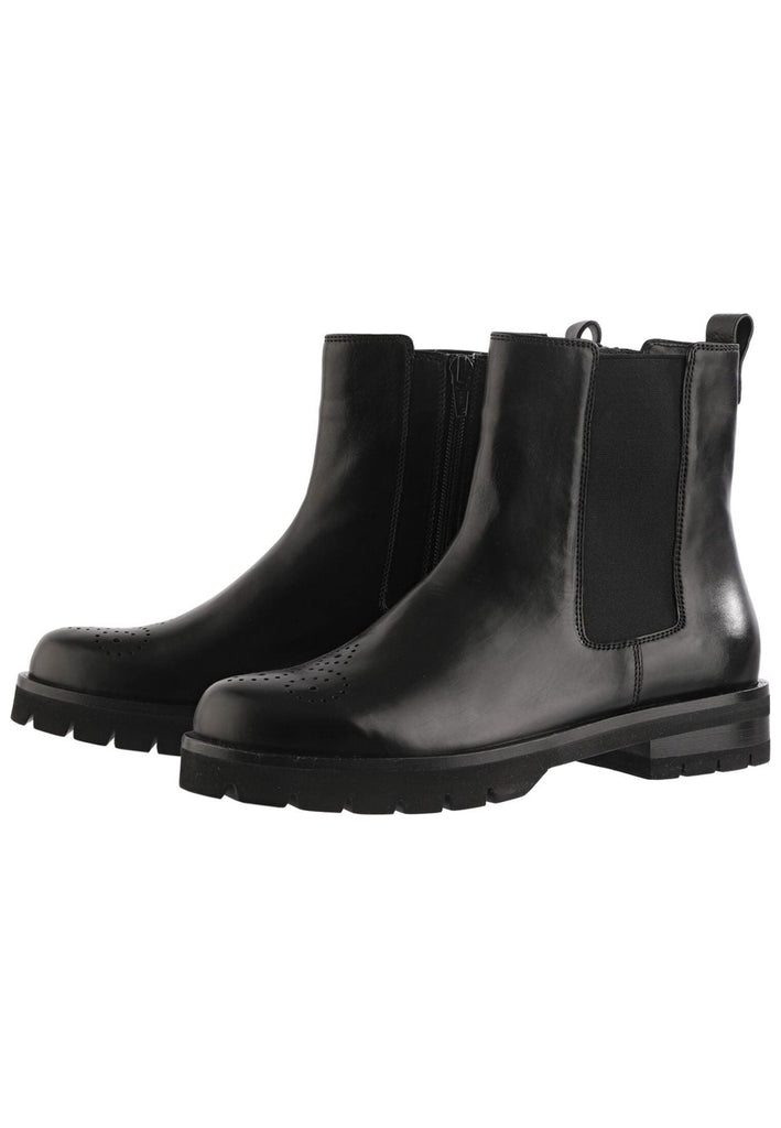 Högl Stiefelette Leder/Textil Schwarz