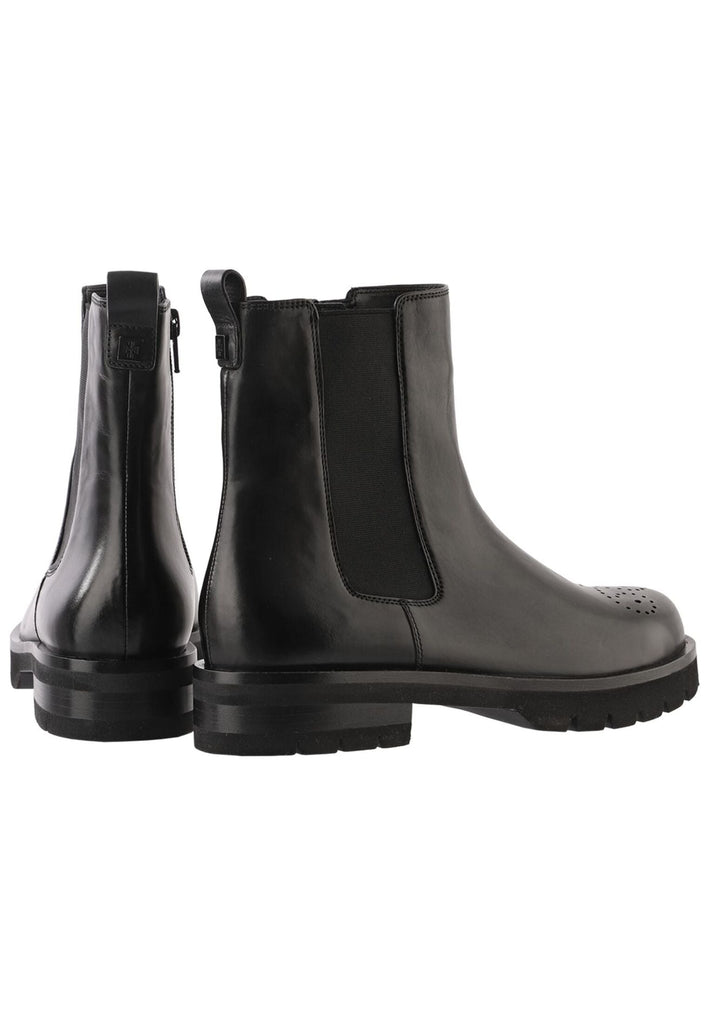 Högl Stiefelette Leder/Textil Schwarz