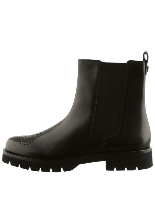 Högl Stiefelette Leder/Textil Schwarz