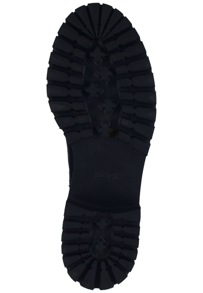 Högl Stiefelette Leder/Textil Schwarz