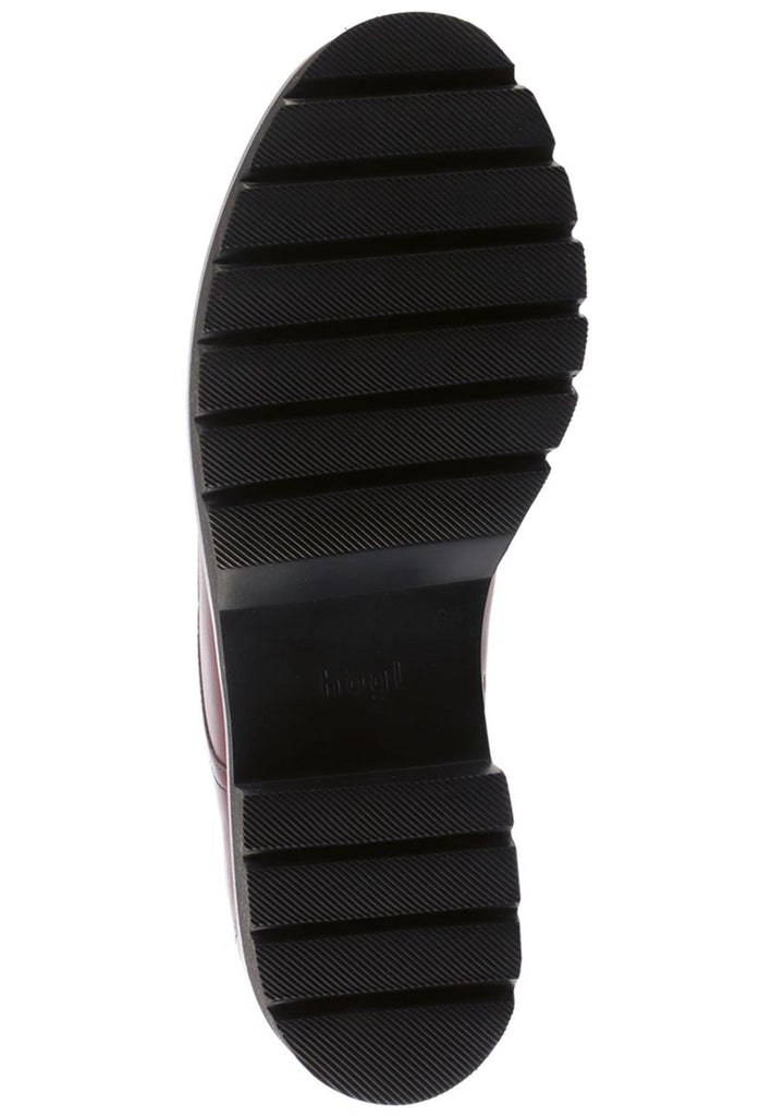 Högl Stiefelette Leder Weinrot