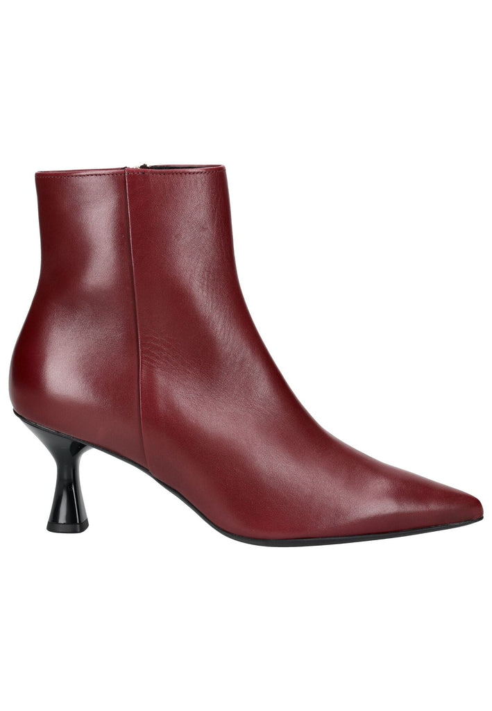 Högl Stiefelette Leder Weinrot