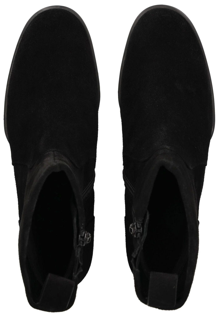 Högl Stiefelette Nubukleder Schwarz
