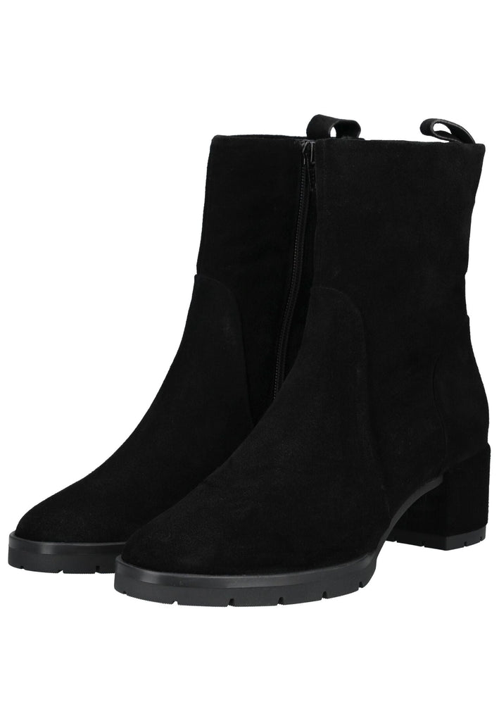 Högl Stiefelette Nubukleder Schwarz