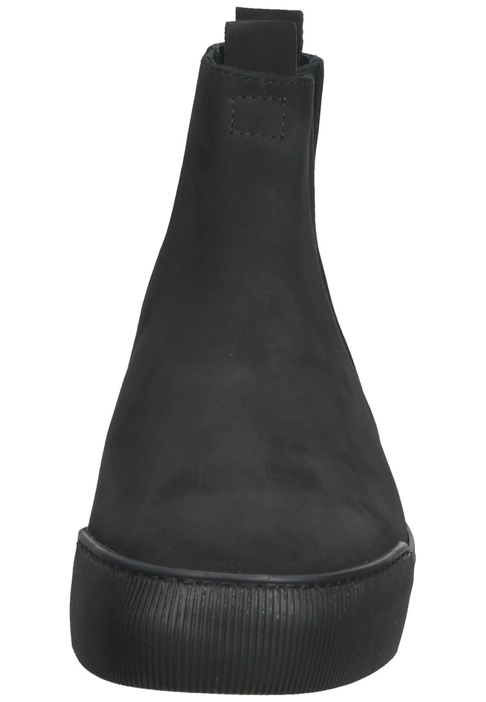 Högl Stiefelette Nubukleder Schwarz