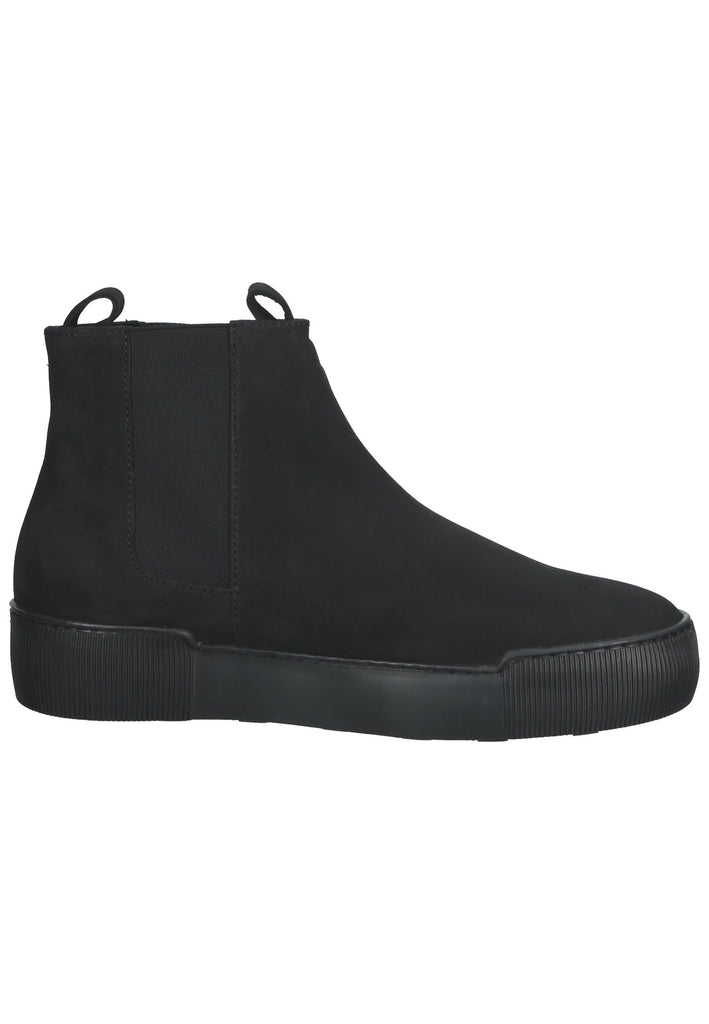 Högl Stiefelette Nubukleder Schwarz