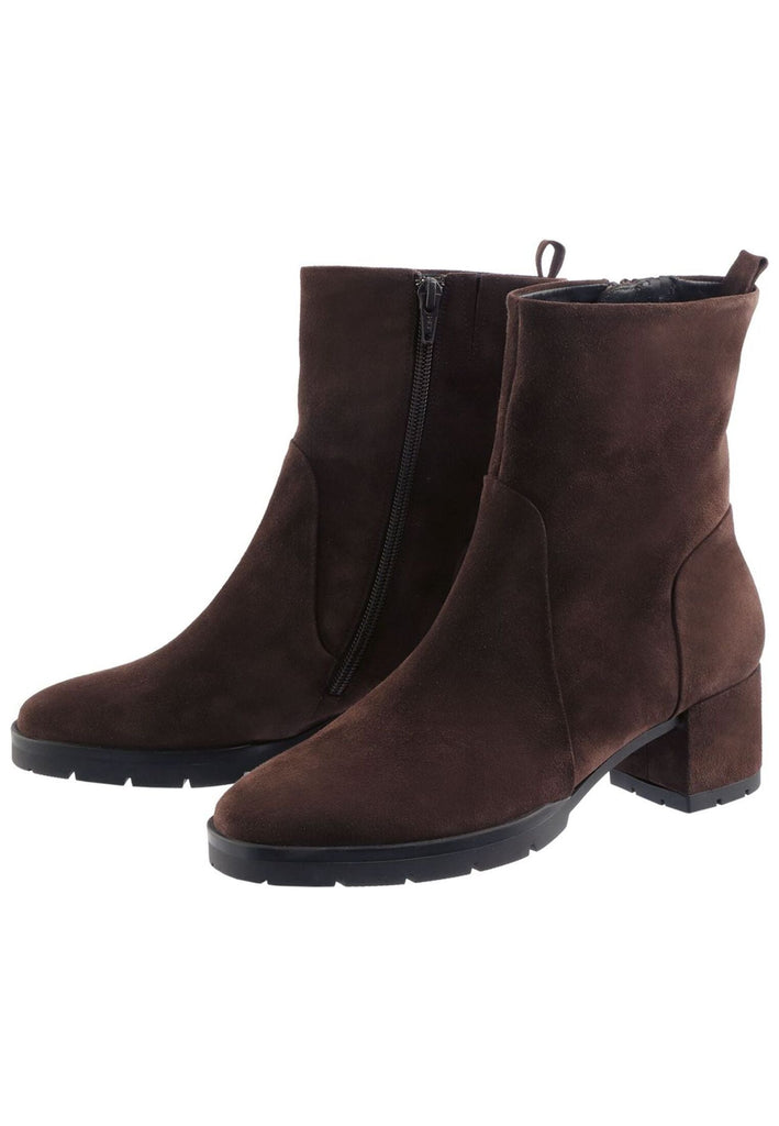Högl Stiefelette Veloursleder Braun