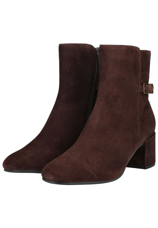 Högl Stiefelette Veloursleder Braun