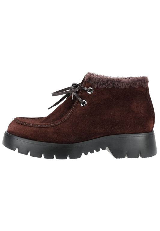 Högl Stiefelette Veloursleder Braun Warmfutter